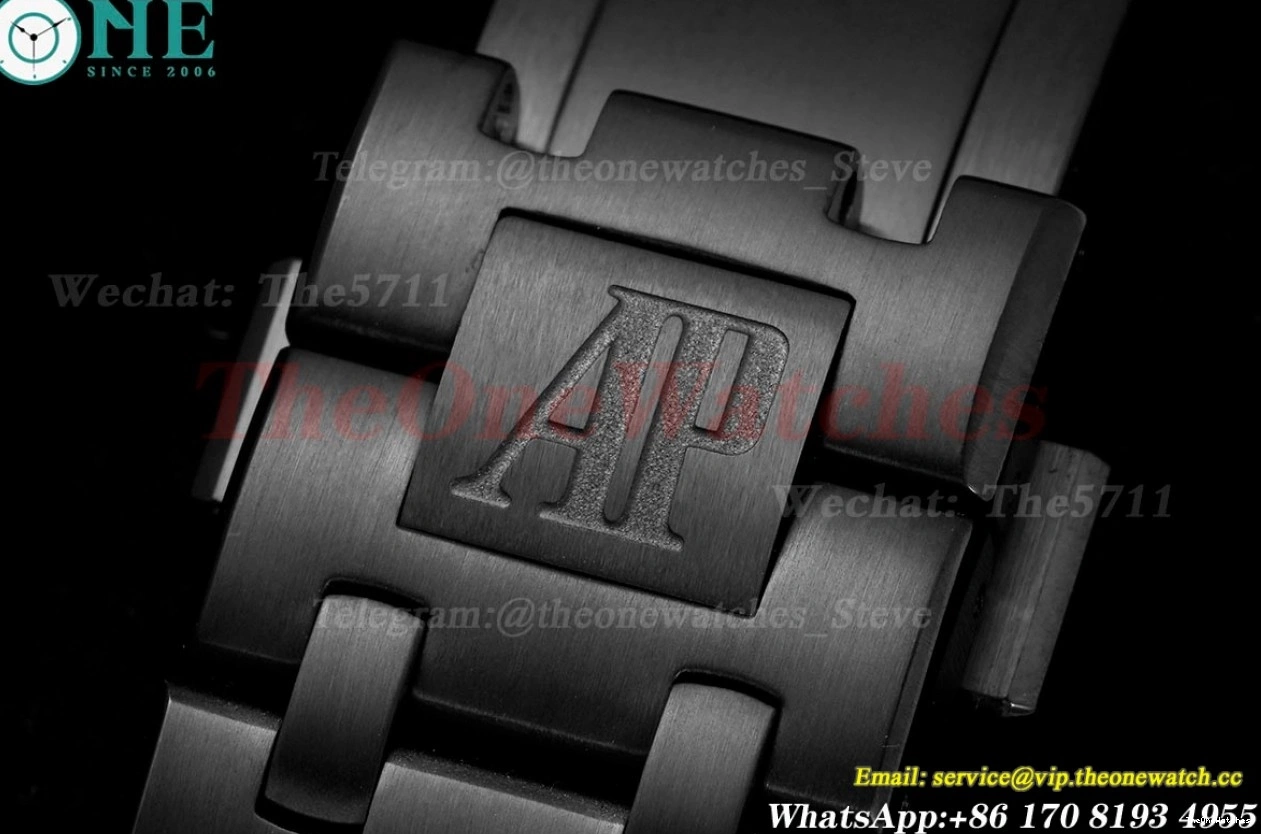 42mm PVD A7750 APF Offshore Dial Black Royal Oak PVD 1224